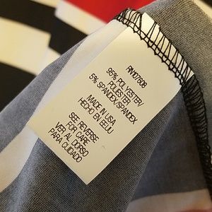 Dresses - Red Black and White Dress Dresses - Red Black and White Dress